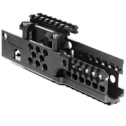 Airsoft Softair Parts CNC Aluminium 206mm RIS RAS Handguard Schienensystem für A&K PKM AEG von Airsoft Gang