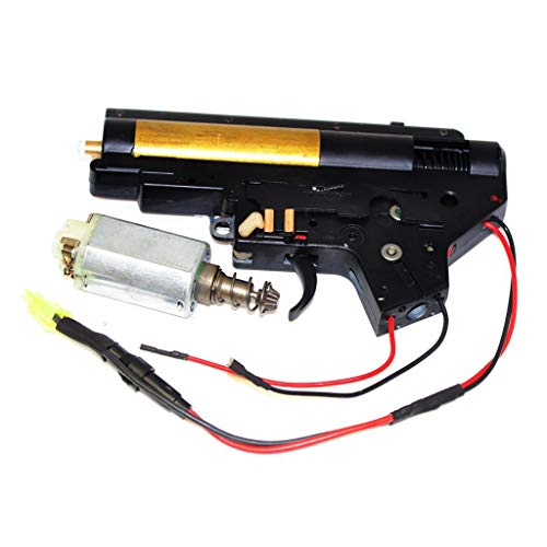 Airsoft Softair Parts CYMA M4 M16 Serie V2 Voll Gearbox Getriebe Version 2 mit Motor hinten Linie von Airsoft Gang