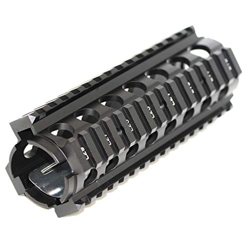 Airsoft Softair Parts E&C 170mm Aluminium KAC Typ M4A1 M4CQB Handguard RAS Handschutz Schienensystem für M4 M16 Serie AEG von Airsoft Gang