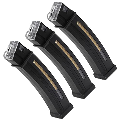 Airsoft Softair Teile CYMA 3pcs 130rd Mid-Cap Magazin für CYMA Classic Army ICS JG G&P Tokyo Marui MP5 AEG Schwarz von Airsoft Gang