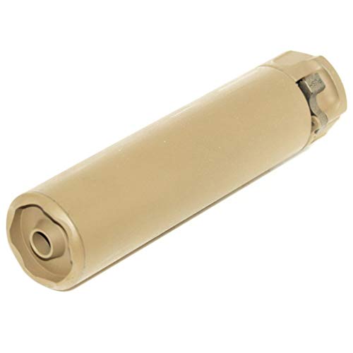 Airsoft Softair 5KU 158mm SOCOM556 RC2 Suppressor Schalldämpfer mit -14mm CCW Flashider Dark Earth von Airsoft Shooter Shop