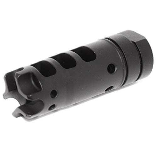Airsoft Softair 64mm AK Stil Metall Muzzle Brake Flash-Hider Kompensator Compensator -14mm CCW Threading Airsoft Softair 64mm AK Stil Metall Muzzle Brake Flash-Hider Kompensator Compensator -14mm CCW Threading von Airsoft Shooter Shop