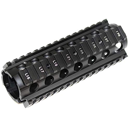 Airsoft Softair E&C 170mm Aluminium KAC Typ M4A1 M4CQB Handguard RAS Handschutz Schienensystem für M4 M16 Serie AEG von Airsoft Shooter Shop