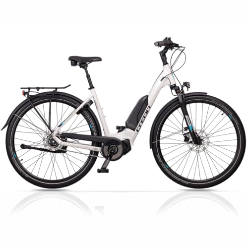 Airtracks 28 Zoll E-Bike City Fahrrad Creon LS Wave SR3 Shimano STеPS E-5000 418Wh 5 Gang Shimano Nexus Inter - Rahmen 45cm 50cm 55cm - Mod 2025 (45cm (Körpergröße 165-175cm)) von Airtracks