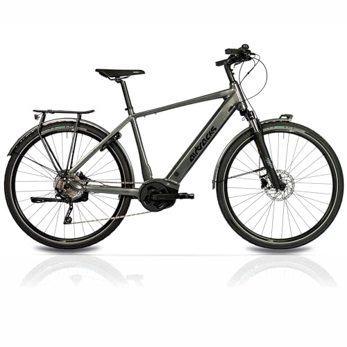 Airtracks 28 Zoll Herren E-Bike Trekking Fahrrad NOVA Performance LINE 500Wh 10s Shimano DEORE RD-T6000 - (56cm (Körpergröße 175-185cm)) von Airtracks