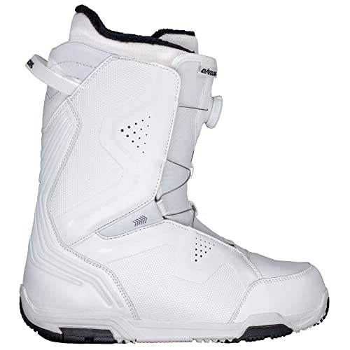 Airtracks Damen Snowboard Boots Strong ATOP Snowboardschuhe - QL Snowboardboots - Weiß - 38 von Airtracks