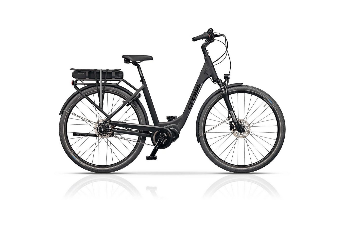 Airtracks E-Bike Cityrad 28 Zoll Damen E-Bike City LS SHIMANO STEPS E5000, 7 Gang, Nabenschaltung, Mittelmotor, 418,00 Wh, SHIMANO NEXUS - 45cm 50cm von Airtracks