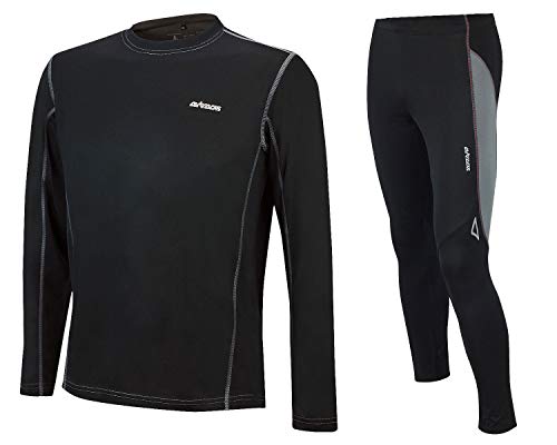 Airtracks FUNKTIONS-LAUFSET - Tight-LANG PRO AIR + T-Shirt Langarm PRO AIR - schwarz - XL von Airtracks