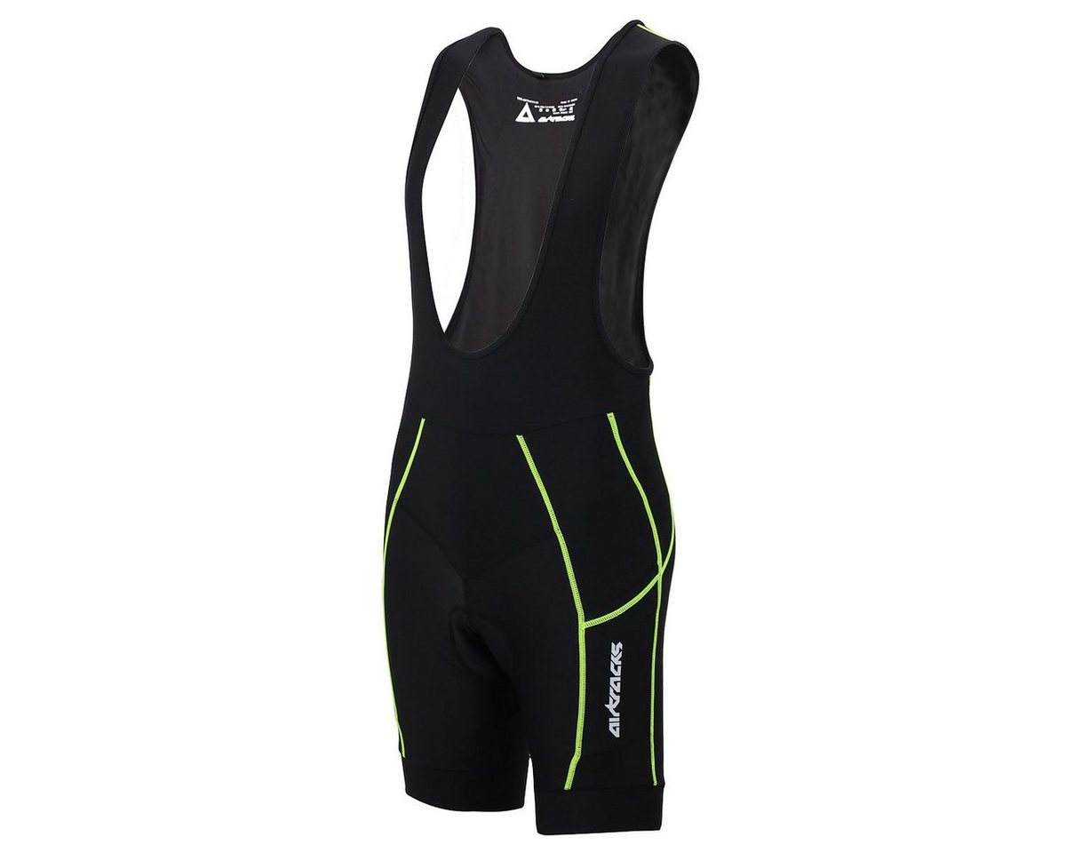 Airtracks Fahrradhose Herren Fahrradhose mit Träger Kurz Pro komfort Radhose mit 3D Air & Quick Dry Funktion » S M L XL XXL XXXL « Airtracks Fahrradhose Herren Fahrradhose mit Träger Kurz Pro komfort Radhose mit 3D Air & Quick Dry Funktion » S M L XL XXL XXXL « von Airtracks