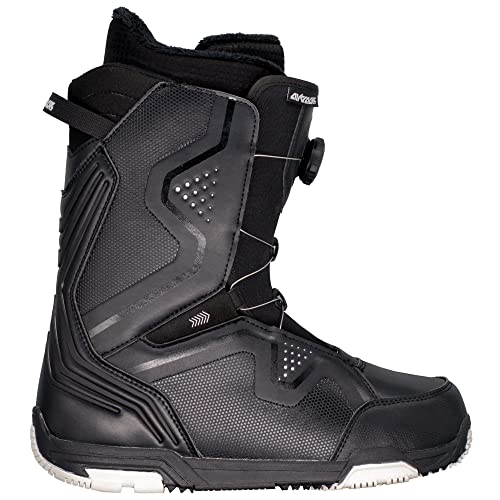 Airtracks Herren Snowboard Boots Strong ATOP Snowboardschuhe - QL Snowboardboots - Schwarz - 41 von Airtracks