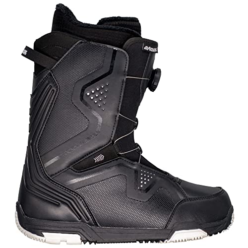 Airtracks Herren Snowboard Boots Strong ATOP Snowboardschuhe - QL Snowboardboots - Schwarz - 45 Airtracks Herren Snowboard Boots Strong ATOP Snowboardschuhe - QL Snowboardboots - Schwarz - 45 von Airtracks