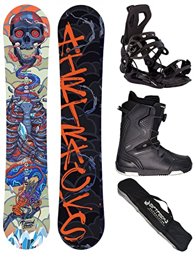 Airtracks Herren Snowboard Set Freeride Freestyle Diamond Heart Carbon Wide Hybrid Rocker 155 - Snowboard Bindung Master - Snowboardboots Strong ATOP 43 - SB Bag Airtracks Herren Snowboard Set Freeride Freestyle Diamond Heart Carbon Wide Hybrid Rocker 155 - Snowboard Bindung Master - Snowboardboots Strong ATOP 43 - SB Bag von Airtracks
