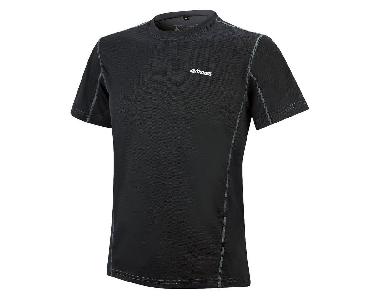 Airtracks Laufshirt Herren Laufshirt Kurzarm Pro Air Funktionsshirt mit optimalem Tragekomfort, Atmungsaktiv & Quick Dry Funktion, < S M L XL XXL XXXL > von Airtracks