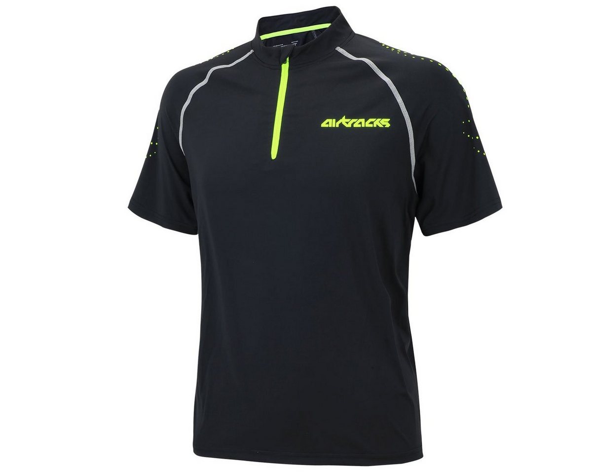 Airtracks Laufshirt Herren Laufshirt Kurzarm Pro Team Funktionsshirt mit optimalem Tragekomfort Atmungsaktiv, & Quick Dry Funktion < S M L XL XXL XXXL > von Airtracks