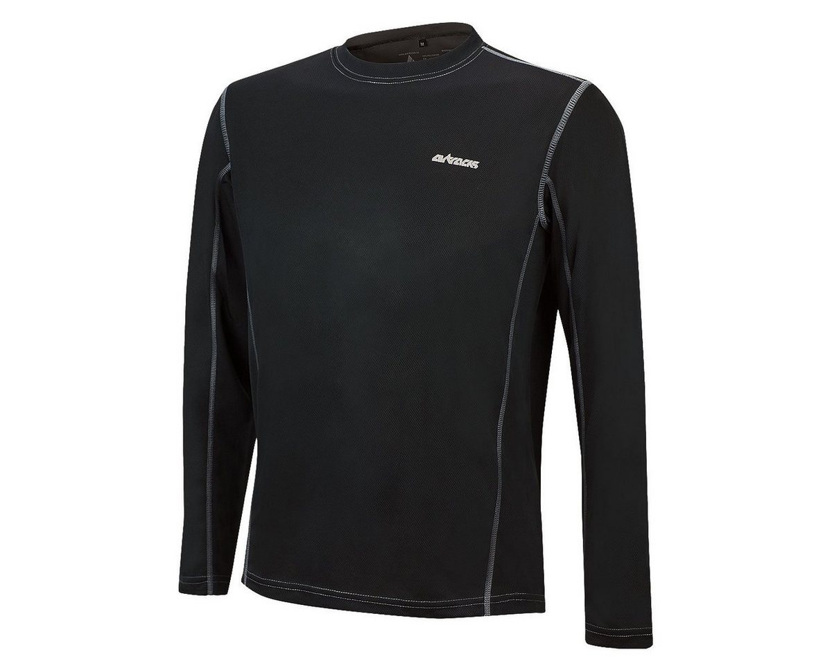 Airtracks Laufshirt Herren Laufshirt Langarm Pro Air (Funktionsshirt mit optimalem Tragekomfort,Atmungsaktiv) < S M L XL XXL XXXL > Airtracks Laufshirt Herren Laufshirt Langarm Pro Air (Funktionsshirt mit optimalem Tragekomfort,Atmungsaktiv) < S M L XL XXL XXXL > von Airtracks
