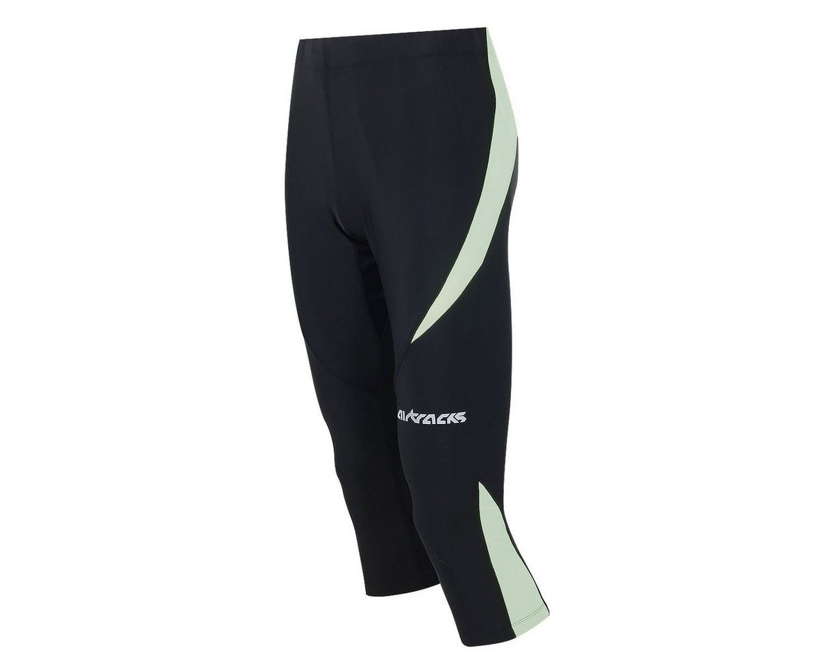 Airtracks Lauftights Laufhose 3/4 Lang Pro Sporthose mit Kompressionswirkung, & Quick Dry Funktion » S M L Xl XXL XXXL « von Airtracks