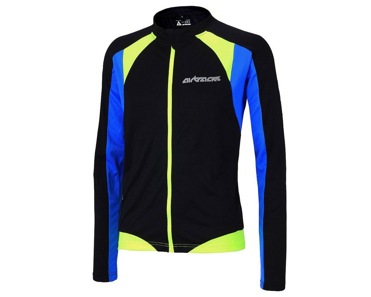 Airtracks Radtrikot Herren Fahrradtrikot Langarm Pro T Radtrikot - Jersey mit Quick Dry & Anti-UV » S M L XL XXL XXXL « Airtracks Radtrikot Herren Fahrradtrikot Langarm Pro T Radtrikot - Jersey mit Quick Dry & Anti-UV » S M L XL XXL XXXL « von Airtracks
