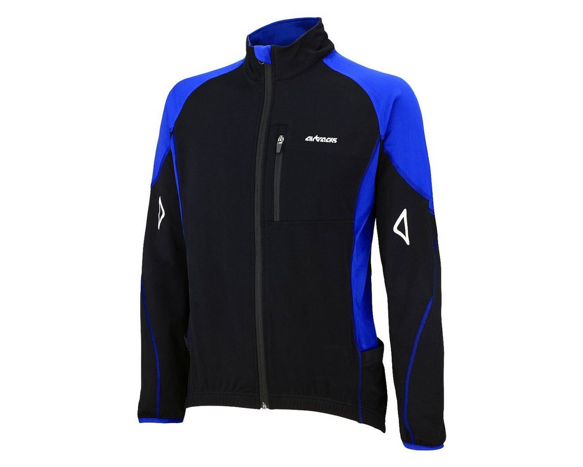 Airtracks Radtrikot Herren Thermo Fahrradtrikot Langarm Pro T - Radtrikot mit Winter Fleece optimal für Herbst-Winter » S M L XL XXL XXXL « von Airtracks