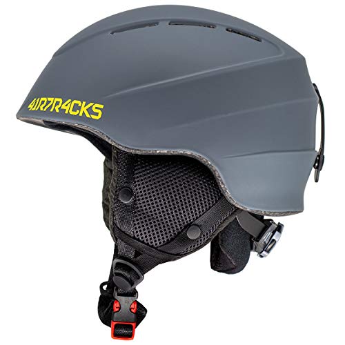 Airtracks Master T52 Ski Helm Snowboardhelm für Herren Damen Skihelm Snowboard Helm ABS - grau - M (53-56cm) Airtracks Master T52 Ski Helm Snowboardhelm für Herren Damen Skihelm Snowboard Helm ABS - grau - M (53-56cm) von Airtracks