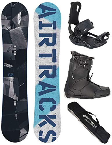 Airtracks Snowboard Set - Board Jungle Wide 150 - Softbindung Master - Softboots Master QL 47 - SB Bag Airtracks Snowboard Set - Board Jungle Wide 150 - Softbindung Master - Softboots Master QL 47 - SB Bag von Airtracks