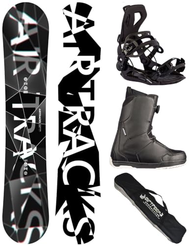 Airtracks Snowboard Set - Wide Board Refractions Game 155 - Softbindung Master - Softboots Master ATOP 43 - SB Bag Airtracks Snowboard Set - Wide Board Refractions Game 155 - Softbindung Master - Softboots Master ATOP 43 - SB Bag von Airtracks