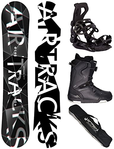 Airtracks Snowboard Set - Wide Board Refractions Game 165 - Softbindung Master - Softboots Strong ATOP 40 - SB Bag Airtracks Snowboard Set - Wide Board Refractions Game 165 - Softbindung Master - Softboots Strong ATOP 40 - SB Bag von Airtracks