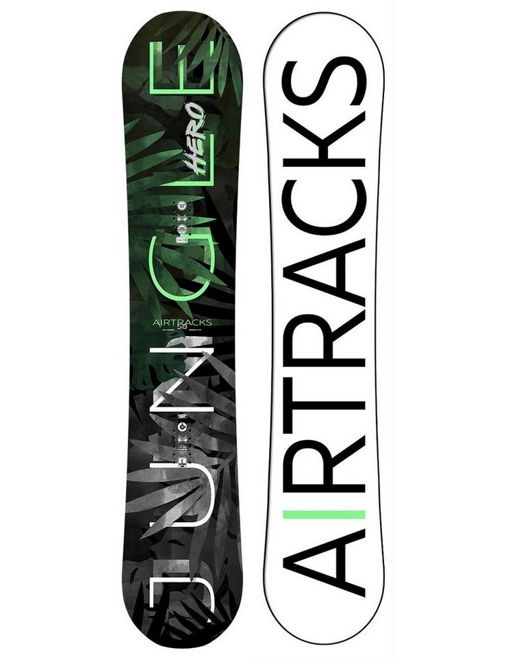 Airtracks Snowboard Snowboard Jungle Hero Hybrid Rocker, Hybrid Rocker Profile, Wide Shape / 152 155 158 cm von Airtracks