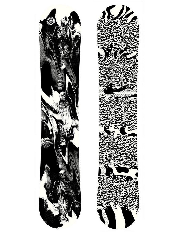 Airtracks Snowboard Board Read My Mind Hybrid Rocker, Hybrid Rocker Profile, Wide Shape / 152 157 159 162 cm Airtracks Snowboard Board Read My Mind Hybrid Rocker, Hybrid Rocker Profile, Wide Shape / 152 157 159 162 cm von Airtracks
