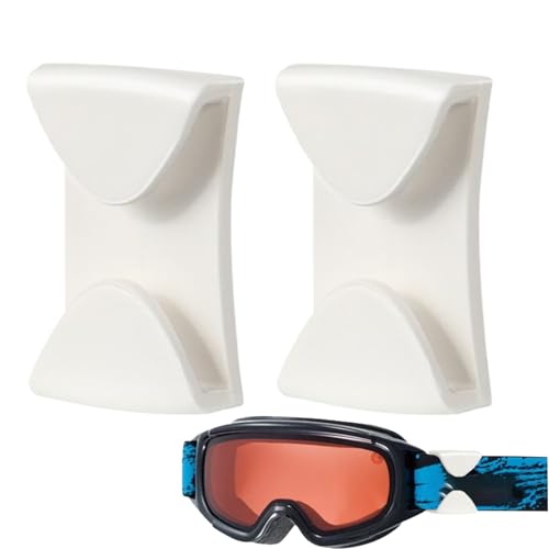 Aizuoni 2 Stück Skibrillen-Clips Für Ski Goggles, Ski Helm Skizubehör, Brillen Halter, Brillenband Zubehör, Clips Für Skibrillen,Skibrillen-Clips,Brillengriff Anti-Drop Brillenclips - Seitenschienen Aizuoni 2 Stück Skibrillen-Clips Für Ski Goggles, Ski Helm Skizubehör, Brillen Halter, Brillenband Zubehör, Clips Für Skibrillen,Skibrillen-Clips,Brillengriff Anti-Drop Brillenclips - Seitenschienen von Aizuoni