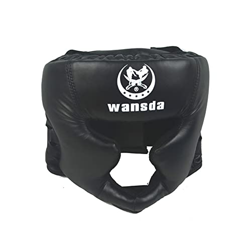 Aizuoni Box-Kopfbedeckung, Kopfschutz Aus PU-Leder - Verstellbarer, Wiederverwendbare Gepolsterte Kopfbedeckung Sportausrüstung Zubehör Aizuoni Box-Kopfbedeckung, Kopfschutz Aus PU-Leder - Verstellbarer, Wiederverwendbare Gepolsterte Kopfbedeckung Sportausrüstung Zubehör von Aizuoni
