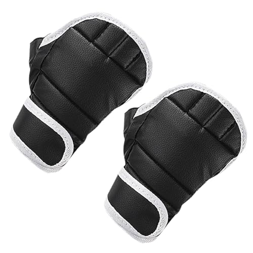 Aizuoni Karate-Handschuhe, Box-Trainingshandschuhe | 2 Stück Taekwondo-Sparring-Handschuhe für Kickboxen - Trainingstaschenhandschuhe, Handgelenkschutz, MMA-Handschuhe, Fingerlose Boxhandschuhe für von Aizuoni