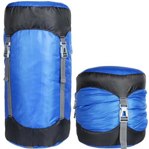 Ajerg Kompressionssack, Wasserfester Ultraleichter 35L Kompressionssack für Camping Schlafsack, Outdoor, Wandern, Rucksackreisen, Reisen (35L) von Ajerg