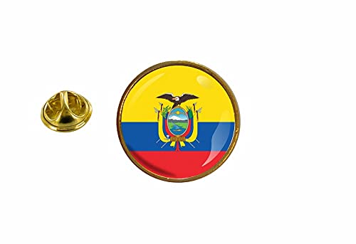 Akachafactory Anstecknadel Ecuador, rund, mit Schleife Akachafactory Anstecknadel Ecuador, rund, mit Schleife von Akachafactory