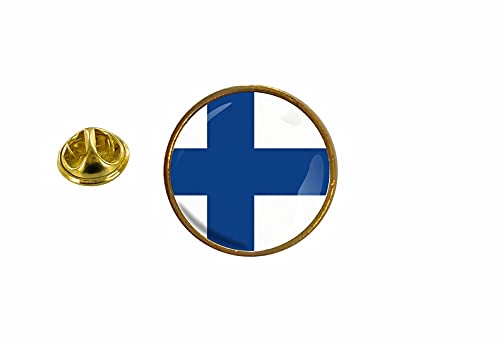 Akachafactory Anstecknadel Finnland rund Akachafactory Anstecknadel Finnland rund von Akachafactory