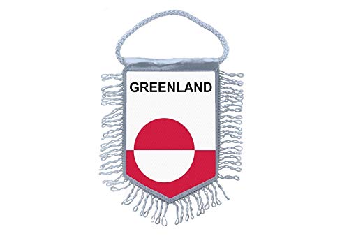 Akachafactory Wimpel Mini Flagge Fahne flaggen miniflagge Grönland Akachafactory Wimpel Mini Flagge Fahne flaggen miniflagge Grönland von Akachafactory