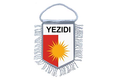 Akachafactory Wimpel Mini Flagge Fahne flaggen miniflagge Yazidi Yezidi Akachafactory Wimpel Mini Flagge Fahne flaggen miniflagge Yazidi Yezidi von Akachafactory