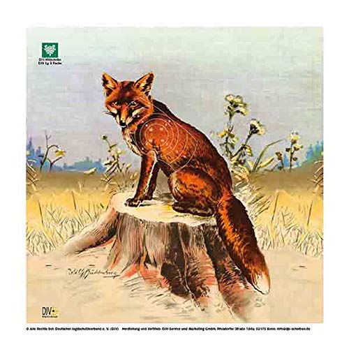 Akah 10x DJV-Luftgewehr-Jagdscheibe Fuchs Akah 10x DJV-Luftgewehr-Jagdscheibe Fuchs von Akah