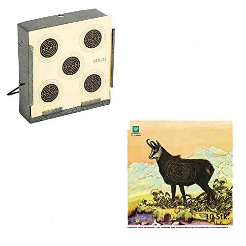 Akah Scheibenkasten Kugelfangkasten 14x14cm inkl. 10x DJV-Scheibe Gams Akah Scheibenkasten Kugelfangkasten 14x14cm inkl. 10x DJV-Scheibe Gams von Akah