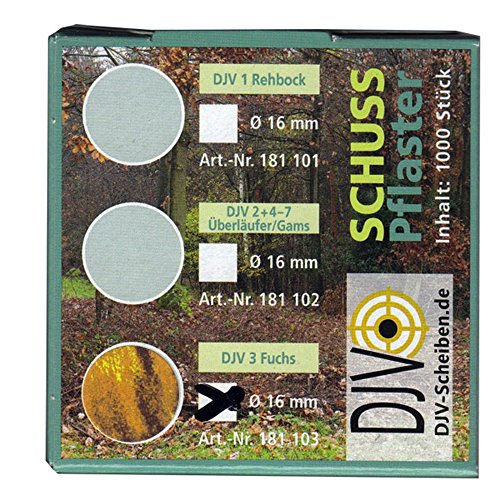 Akah DJV Schusspflaster Rot-Braun 19 mm 1000 Stk. Akah DJV Schusspflaster Rot-Braun 19 mm 1000 Stk. von Akah