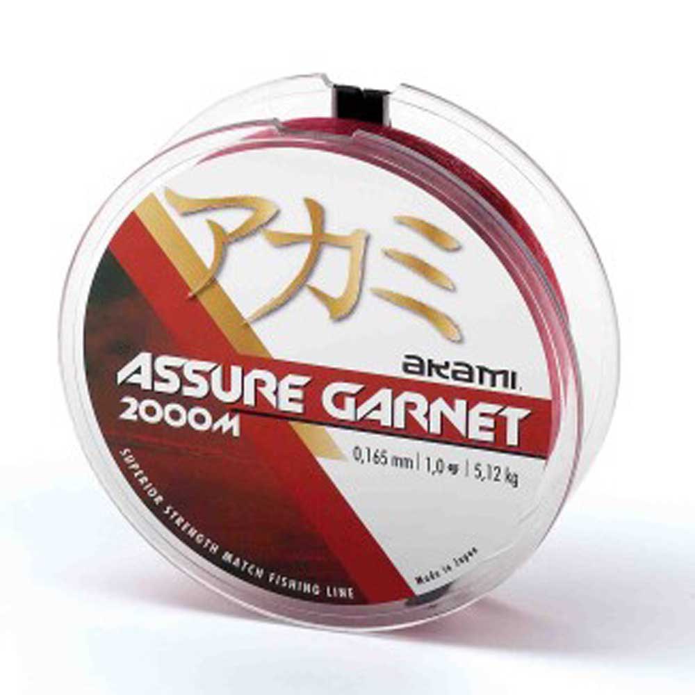 Akami Assure Garnet Monofilament 2000 M Rot 0.128 mm Akami Assure Garnet Monofilament 2000 M Rot 0.128 mm von Akami