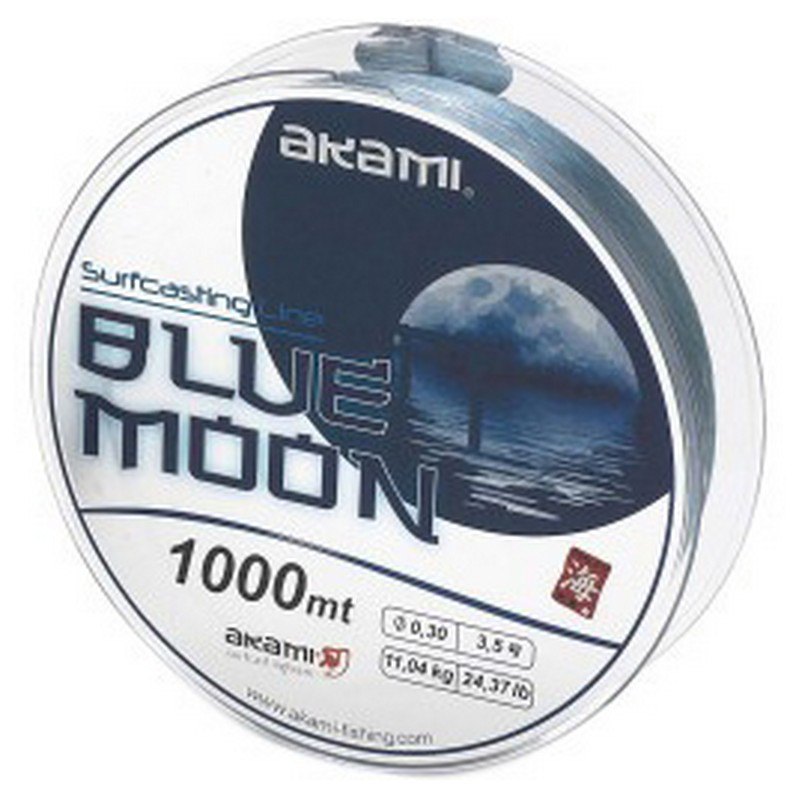 Akami Blue Moon Monofilament 1000 M Blau 0.400 mm von Akami