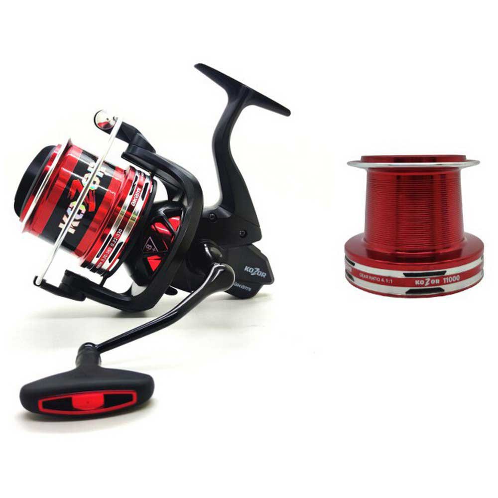 Akami Kozor Red Edition Surfcasting Reel Silber 8000 von Akami