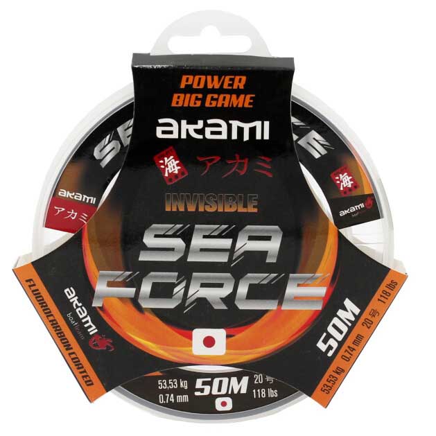 Akami Sea Force Fcc Fluorocarbon 50 M Durchsichtig 0.910 mm Akami Sea Force Fcc Fluorocarbon 50 M Durchsichtig 0.910 mm von Akami