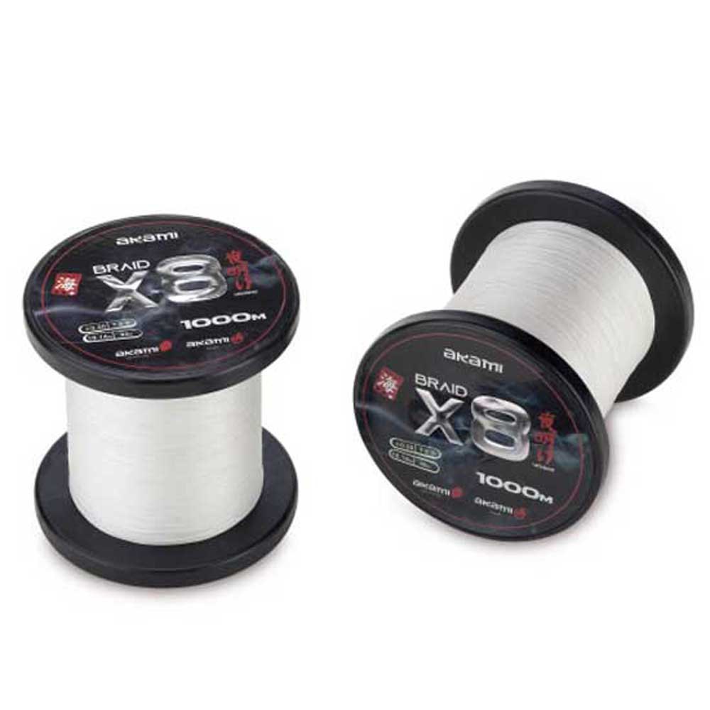 Akami Yoake X8 1000 M Braided Line Weiß 0.350 mm von Akami