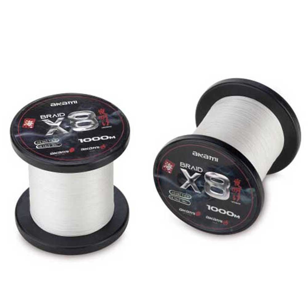 Akami Yoake X8 1000 M Braided Line Weiß 0.500 mm Akami Yoake X8 1000 M Braided Line Weiß 0.500 mm von Akami