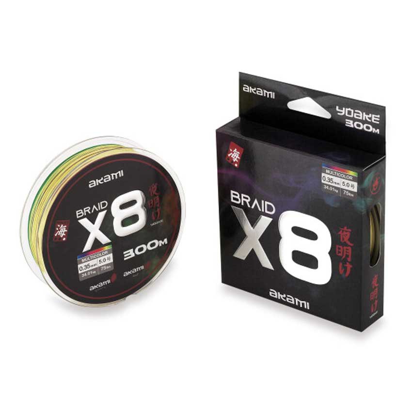Akami Yoake X8 300 M Braided Line Silber 0.300 mm Akami Yoake X8 300 M Braided Line Silber 0.300 mm von Akami