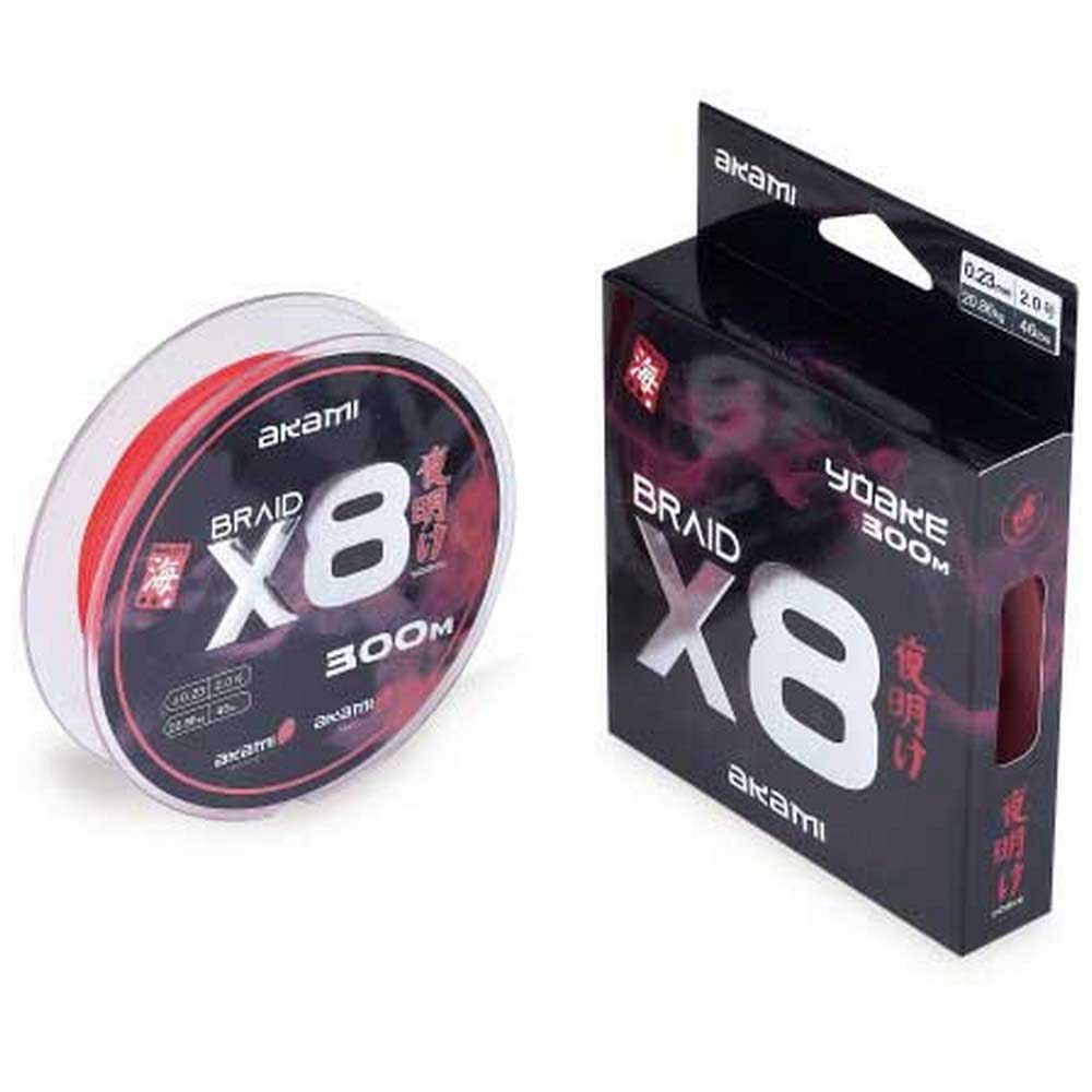 Akami Yoake X8 Braided Line 300 M Rot 0.180 mm Akami Yoake X8 Braided Line 300 M Rot 0.180 mm von Akami