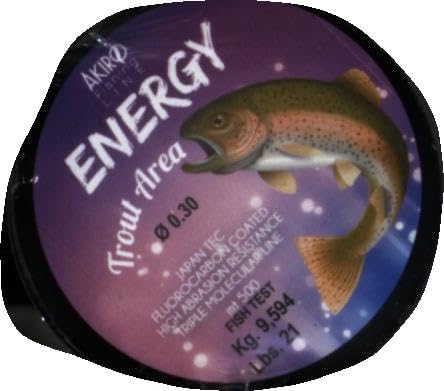 Akiro Energy Trout Angelschnur, Hellviolett, fluoreszierend, 0.3 mm von Akiro