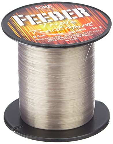 Akiro Feeder Tri-Band, Fischschnur, Unisex, Erwachsene, Unisex - Erwachsene, AMFEETRIBRO1000.030, Beige Fluo, 0.3 mm Akiro Feeder Tri-Band, Fischschnur, Unisex, Erwachsene, Unisex - Erwachsene, AMFEETRIBRO1000.030, Beige Fluo, 0.3 mm von Akiro