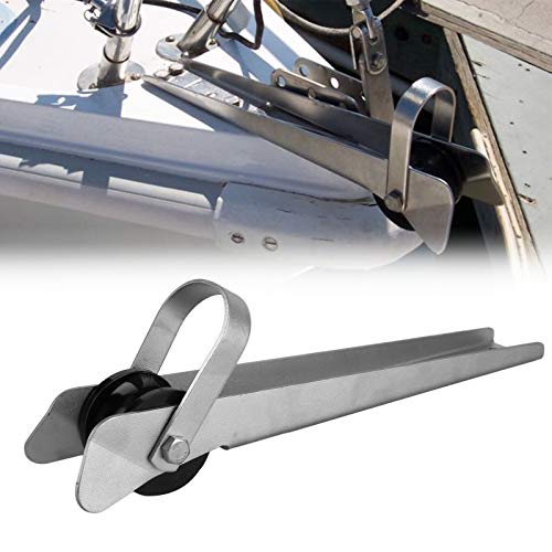 Akozon Boat Bow Anchor Roller 304 Edelstahl 15in Anchor Roller Feste Halterung Marine Boat Docking Hardware Zubehör Selbststartende Bow Rollers Heavy Duty von Akozon